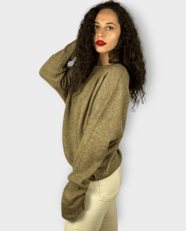 Jersey amplio cuello redondo