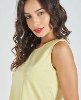 Camiseta tipo blusa bicolor para mujer