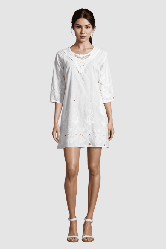 VESTIDO BORDADO