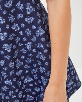 Vestido estampado sin mangas