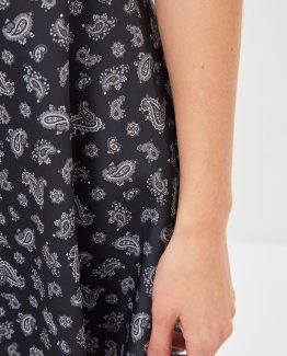 Vestido estampado sin mangas