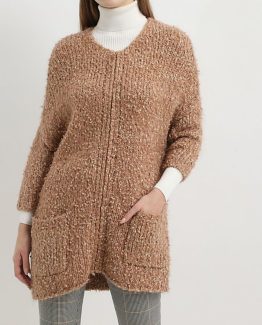 Chaqueta de punto con cremallera