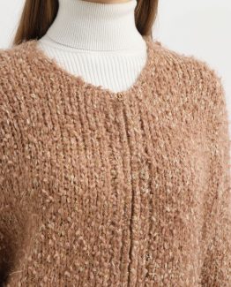 Chaqueta de punto con cremallera