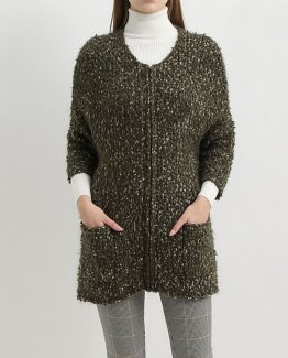 Chaqueta de punto con cremallera