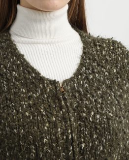 Chaqueta de punto con cremallera