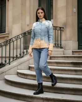 Chaqueta guateada fina