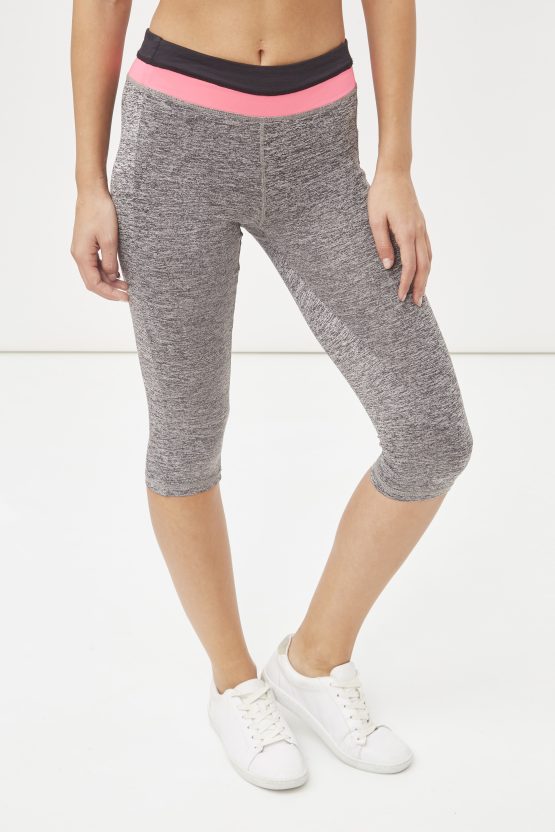 Leggings con cinturilla en contraste