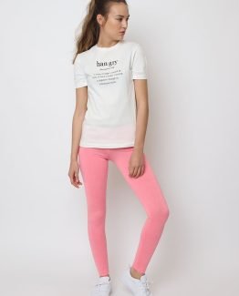 Leggings con cinturilla en contraste