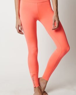Leggings con cintura en contraste