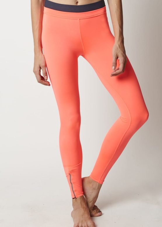 Leggings con cintura en contraste