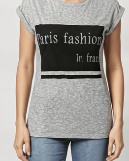 Camiseta estampada de manga corta