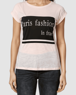 Camiseta estampada de manga corta