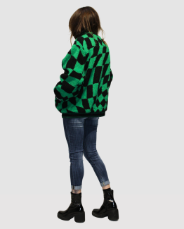 Chaqueta bomber efecto peluche