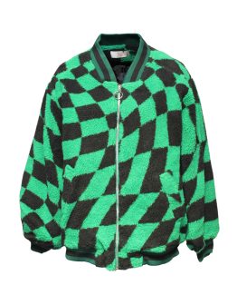 Chaqueta bomber efecto peluche