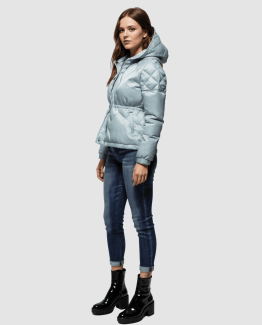 Chaqueta acolchada con capucha