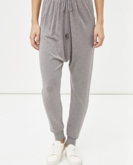 Pantalón sarouel con cintura elástica