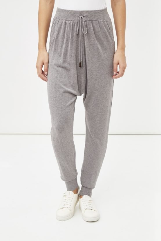 Pantalón sarouel con cintura elástica
