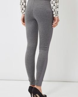 Pantalón con tira en contraste