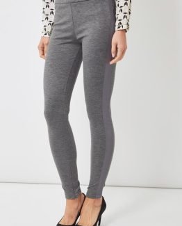 Pantalón con tira en contraste