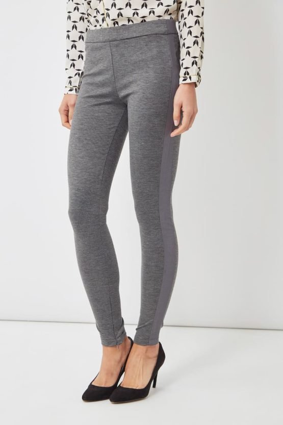 Pantalón con tira en contraste