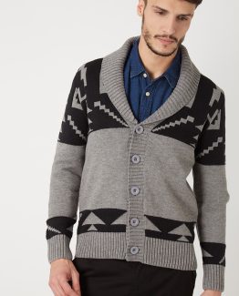 Cardigan estampado