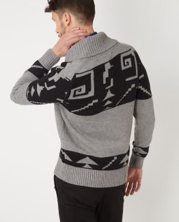 Cardigan estampado