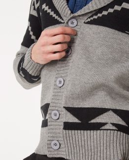 Cardigan estampado
