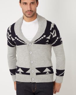 Cardigan estampado