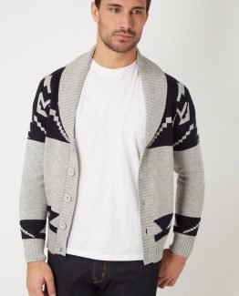 Cardigan estampado