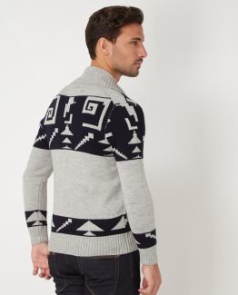 Cardigan estampado