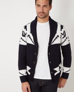 Cardigan estampado