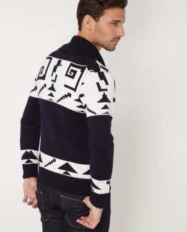 Cardigan estampado