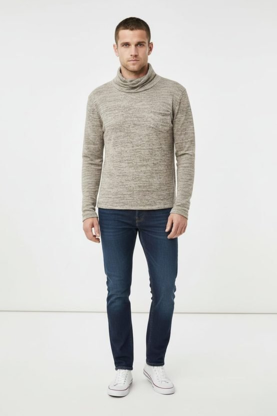 Camiseta jaspeada