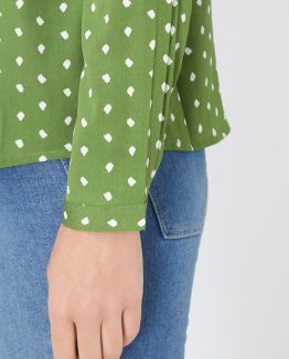 Blusa estampada fluida