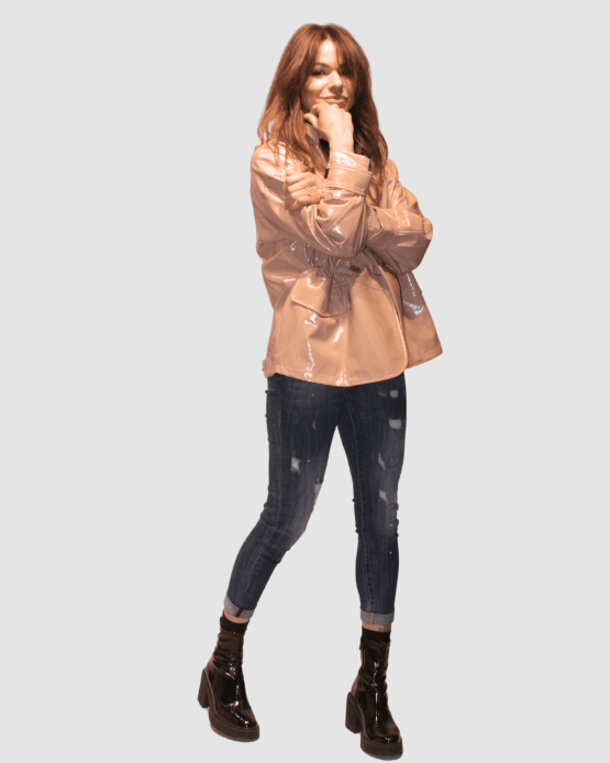 Chaqueta charol