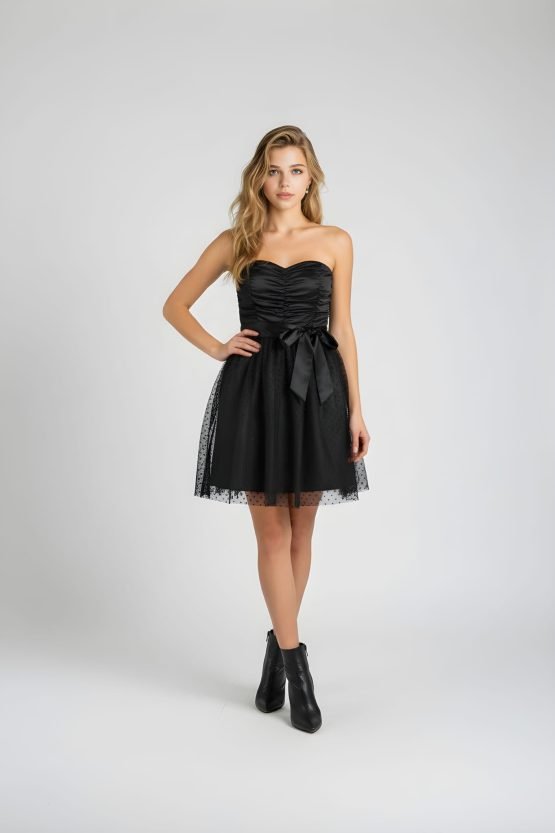 vestido fiesta palabra de honor