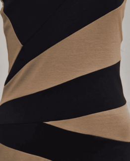 Vestido entallado asimétrico