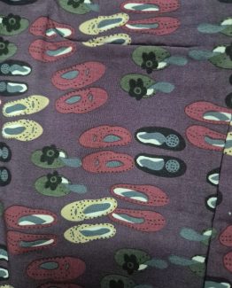 Vestido combinado estampado