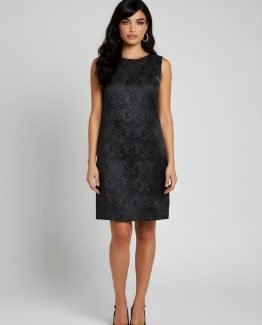 Vestido estampado con textura