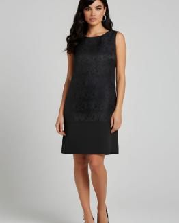 Vestido estampado con textura