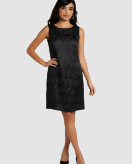 Vestido estampado con textura