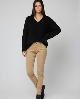 pantalón brocado mujer