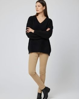 pantalón brocado mujer