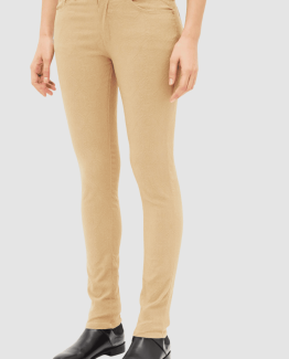 pantalón brocado mujer
