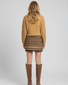 Falda estampada