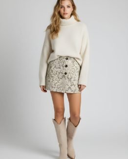 Falda estampada