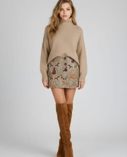 Falda estampada
