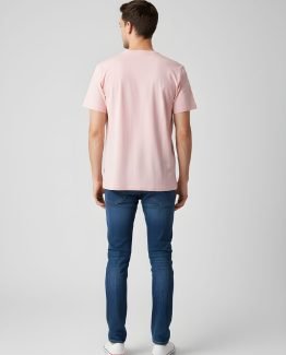 Camiseta de algodón estampada