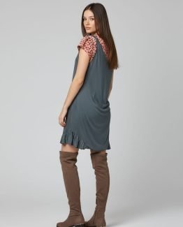 Vestido efecto dos en uno