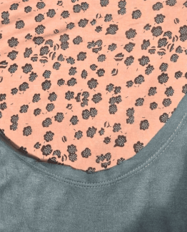 Vestido efecto dos en uno
